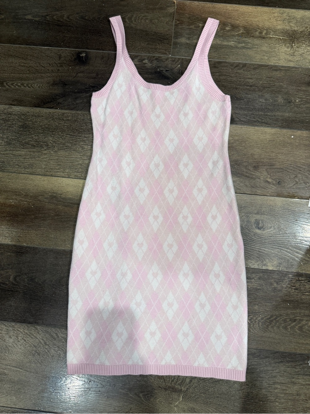 PINK x Legally Blonde Elle Argyle Knit Tank Dress